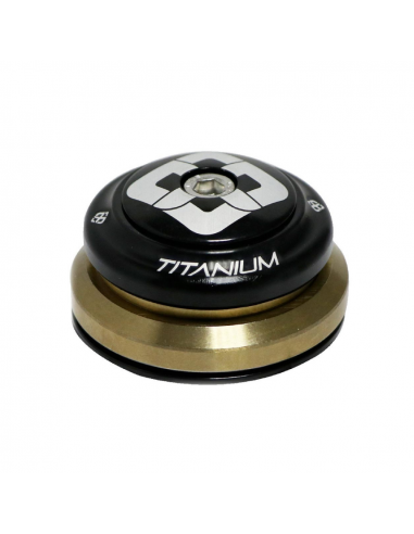 Jeu De Direction Pride Ti45 Titanium (IS) Tapered - Noir