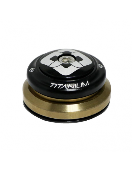 Jeu De Direction Pride Ti45 Titanium (IS) Tapered - Noir