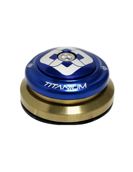 Jeu De Direction Pride Ti45 Titanium (IS) Tapered - Bleu