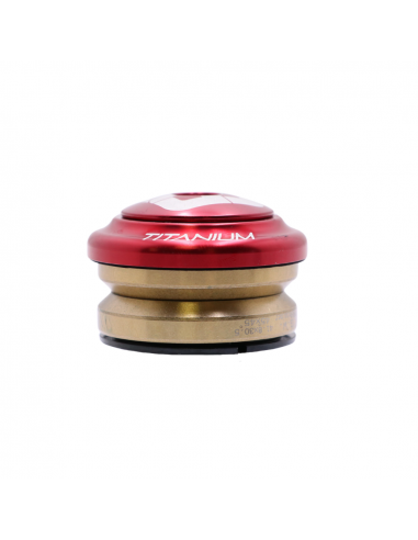 Jeu De Direction Pride Ti45 Titanium (IS) 1-1/8" - Red