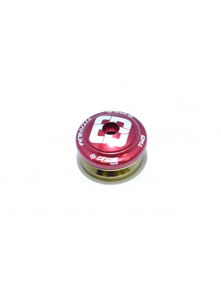 Jeu De Direction Pride Ti45 Titanium (IS) 1-1/8" - Red