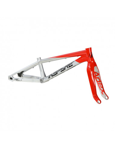 Kit Cadre/Fourche Inspyre Concorde V3 - Racing Red / Grey