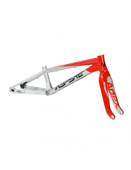 Kit Cadre/Fourche Inspyre Concorde V3 - Racing Red / Grey